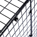 HOMCOM Extendable Fireguard Screen-Black