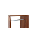 Open Wardrobe W/ Clothes Hanging Rail-Walnut