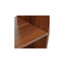 Open Wardrobe W/ Clothes Hanging Rail-Walnut