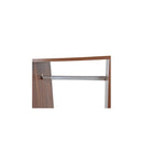 Open Wardrobe W/ Clothes Hanging Rail-Walnut