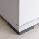 71x35x76 cm High Gloss Side Cabinet Table Sideboard Chest of Drawer Storage Furniture - White