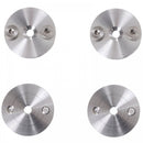 HOMCOM Wooden Sliding Door Kit Stainless Steel Smooth Operation Hardware Track Kit System Unit For Single Door 2000mm