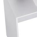 High Gloss 4 Drawers Table Vanity Dressing Drawer Computer PC Study Desk Office Furniture-White