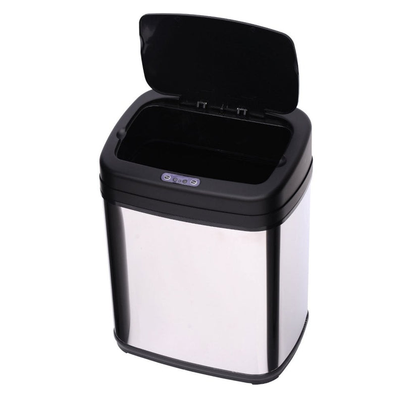 HOMCOM 20L Stainless Steel Auto Kitchen Bin Sensor Trash Can with Bucket in L Size |