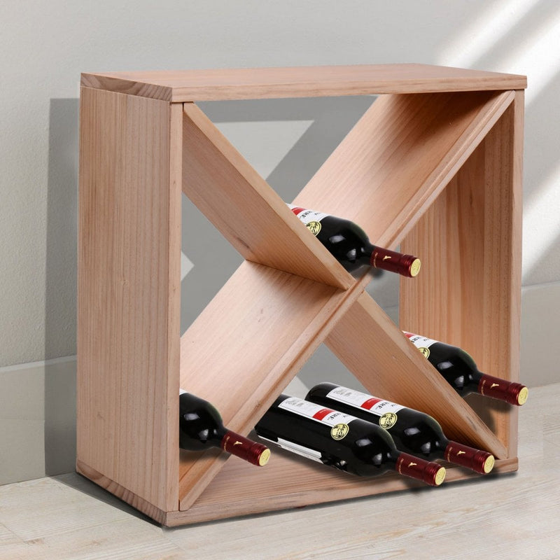 Cube stack wine glass rack 2025