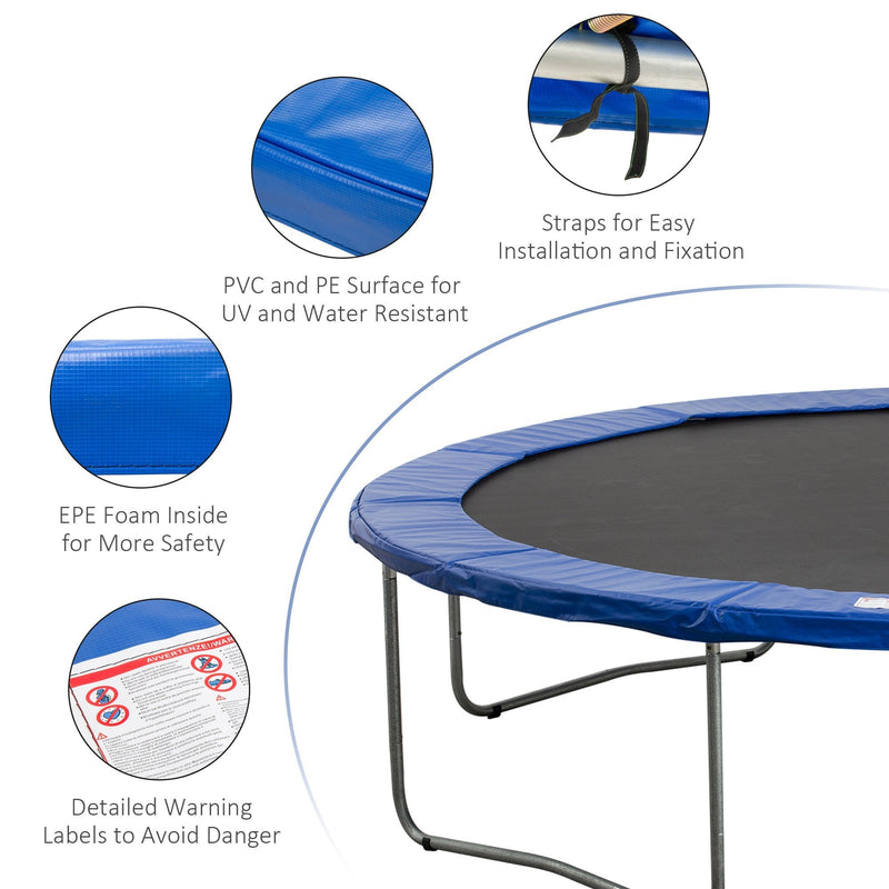 HOMCOM 13ft Trampoline Pad Surround Safety Pad Foam Padding