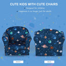 Kids Polyester Upholstered Outer-Space Armchair