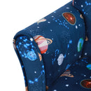 Kids Polyester Upholstered Outer-Space Armchair