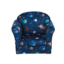 Kids Polyester Upholstered Outer-Space Armchair