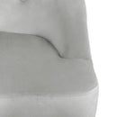 HOMCOM Toddler Chair, 2pcs Kids Sofa Set, Sofa & Ottoman for Bedroom, Playroom, Boys and Girls, 3-5 years old, Grey old