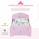 MDF Kids Castle Design Kids Single Bed Pink