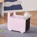 Kids Toys Storage Cabinet Rolling Storage Cart on Wheels Craft Storage Containers Bins Can Move everywher for Toddlers 1-4 Years Old, Pink Removeable Baskets Wheels