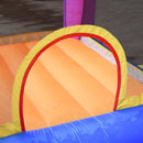 Outsunny Bouncy Castle with Trampoline & Slide 3in1 - Multi Colour