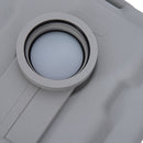 Go Outdoors Portable Camping Toilet - Grey, Lightweight & Mobile Travel Chemical Toilet