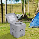 Go Outdoors Portable Camping Toilet - Grey, Lightweight & Mobile Travel Chemical Toilet