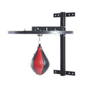 Punching Boxing Workout Speedball Platform Punch Bag Frame Swivel Bracket MMA Exercise Training Workout W/Ball-Red/Black