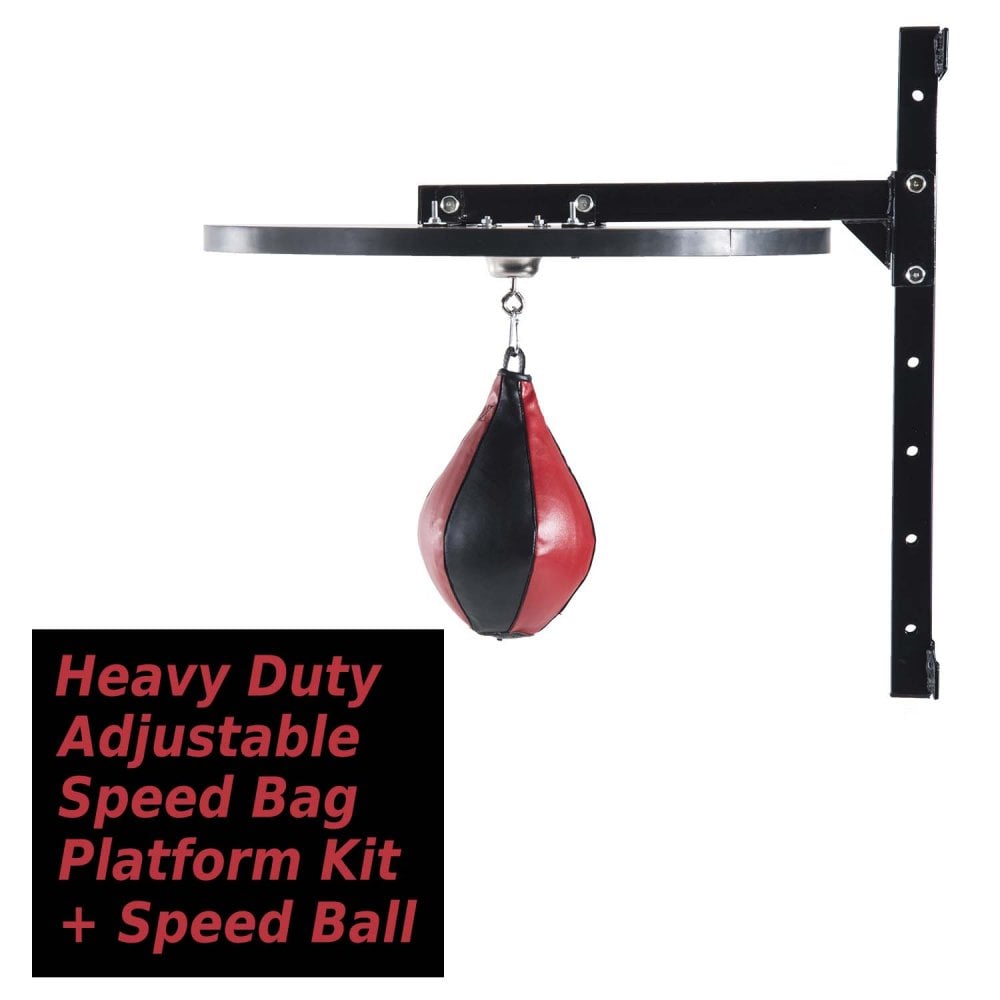 Heavy Bag Stand AQF Leather Speed Ball Swivel Boxing Punch Bag