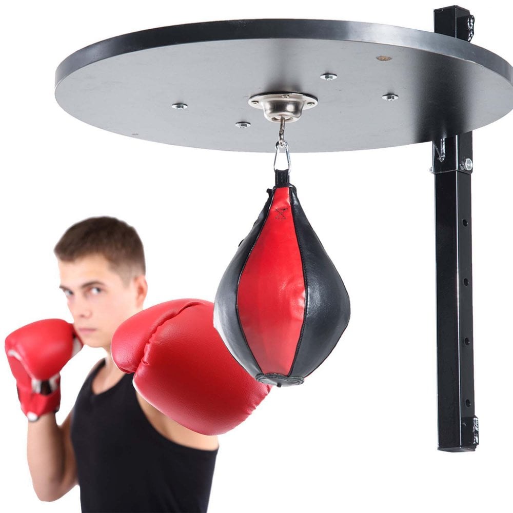 Punching Boxing Workout Speedball Platform Punch Bag Frame Swivel Brac