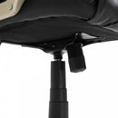 High Back PU Leather Office Chair Computer Swivel Adjustable Business Executive Chairs-Black