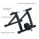 Foldable Indoor Bike Turbo Trainer Folding Exercise Fitness Training-Black