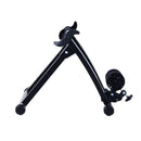 Foldable Indoor Bicycle Turbo Trainer Deluxe Fan Fly Wind Wheel-Black