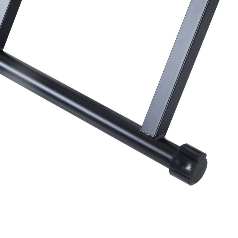 Foldable Indoor Bicycle Turbo Trainer Deluxe Fan Fly Wind Wheel-Black