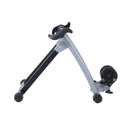 Indoor Bicycle Cyclone System Deluxe Fan Fly Wind Wheel W/ Foldable Turbo Trainer-Silver