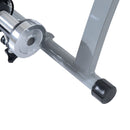 Indoor Bicycle Cyclone System Deluxe Fan Fly Wind Wheel W/ Foldable Turbo Trainer-Silver