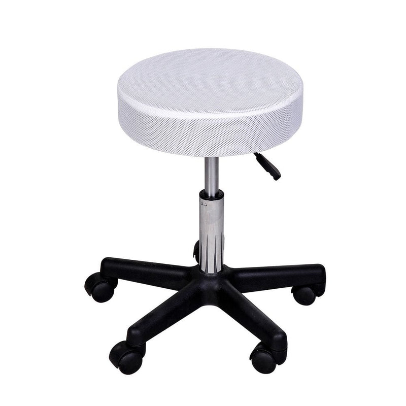 HOMCOM Salon Spa Swivel Massage Stool Beauty Facial Gas Lift Manicure Adjustable Tattoo Chair Seat-Red/White/Black