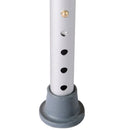 HOMCOM Adjustable Non-Slip Shower and Bath Stool,  32.5Wx41Dx35.5-54H cm-Cream White