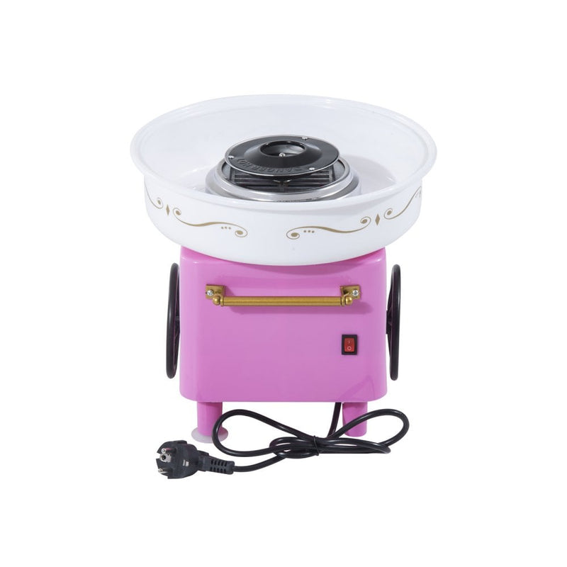 HOMCOM Electric Candy Floss Machine, 450W-Pink