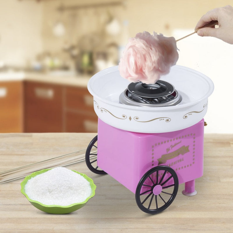 HOMCOM Electric Candy Floss Machine, 450W-Pink