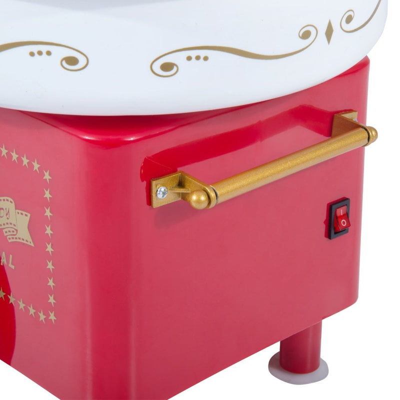 HOMCOM Electric Candy Floss Machine, 450W-Red