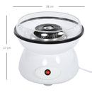 HOMCOM Candyfloss Machine 450W Non-Stick - White