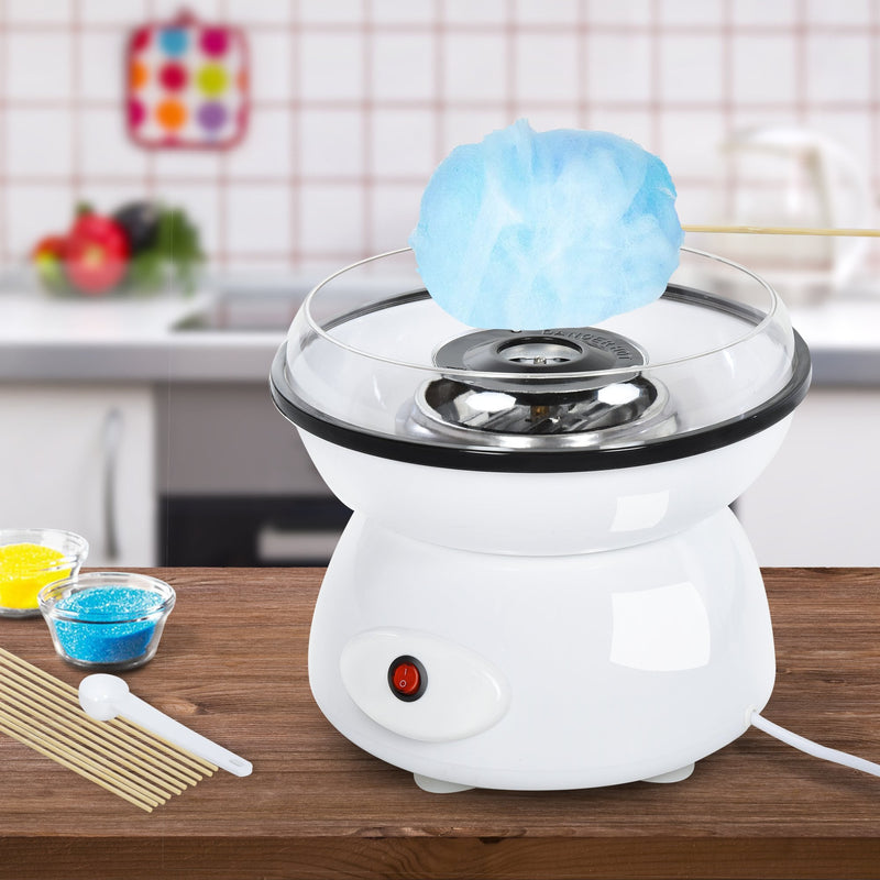 HOMCOM Candyfloss Machine 450W Non-Stick - White
