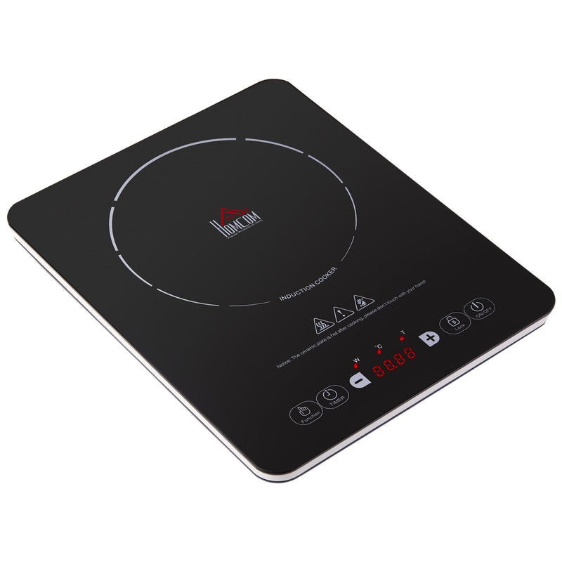 HOMCOM Portable Induction Cooktop 1500W Electric Countertop Burner