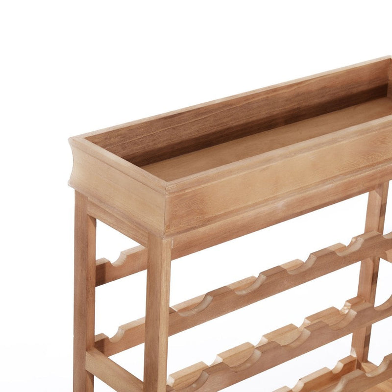 Wine Rack,70Wx22.5Dx70H cmx 24 Bottles  4-tier-Wood