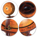 Globe Shaped Vintage Retro Style Drink Cabinet Mini Bar with Wheels