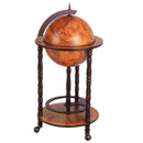 Globe Shaped Vintage Retro Style Drink Cabinet Mini Bar with Wheels