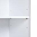 HOMCOM Kitchen Storage Trolley White