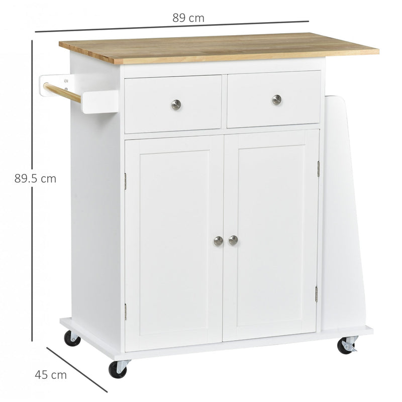 Rolling kitchen bench discount