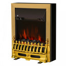 HOMCOM LED Flame Electric Fire Place 2000W Coal Burning Effect Heat-Golden