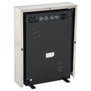 HOMCOM LED Flame Electric Fire Place-Stainless Steel 2KW Pebble Burning Effect Heater Indoor Stove Lighting