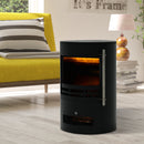 HOMCOM Electric Fireplace Heater 900W/1800W-Black