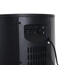 HOMCOM Electric Fireplace Heater 900W/1800W-Black