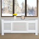 HOMCOM Extendable MDF Radiator Cover MDF-White