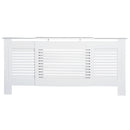 HOMCOM Extendable MDF Radiator Cover MDF-White