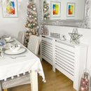 HOMCOM MDF Radiator Cover, 152 Cm L-White