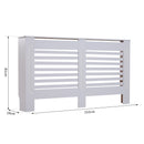 HOMCOM MDF Radiator Cover, 152 Cm L-White