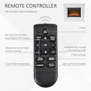 HOMCOM-Electric Fireplace Suite with Remote Control, 1kW/2kW Freestanding Fireplace Heater with Flame Effect, Overheat Protection, 7-day Programmable Timer Safe Cut-Off